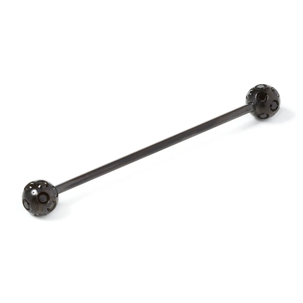 Black Swarovski Collar Bar