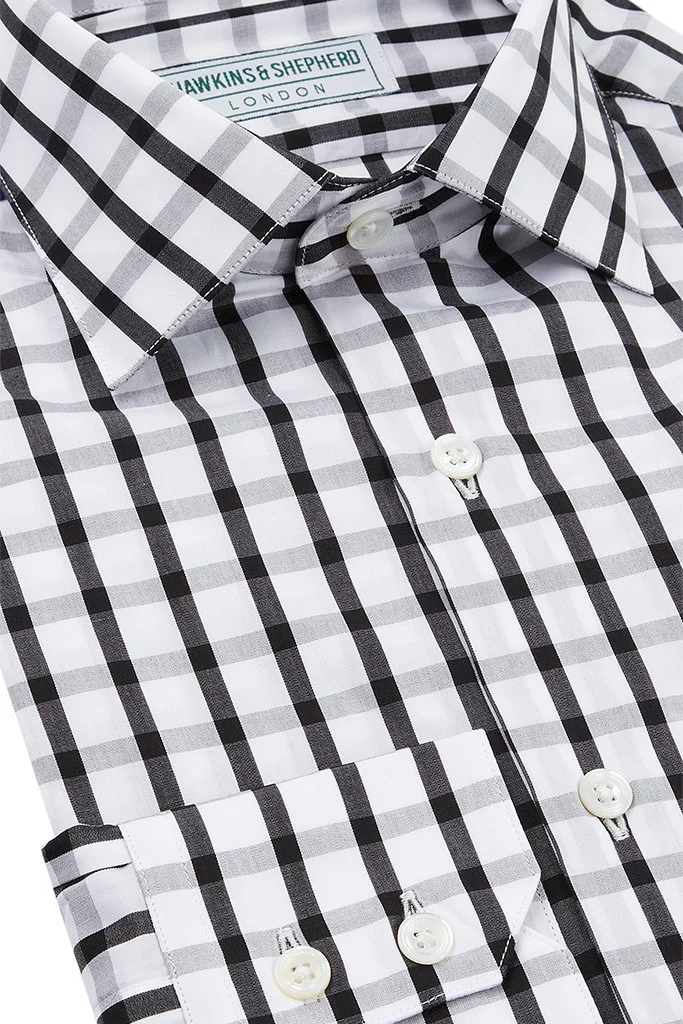 Black and White checked Shirt