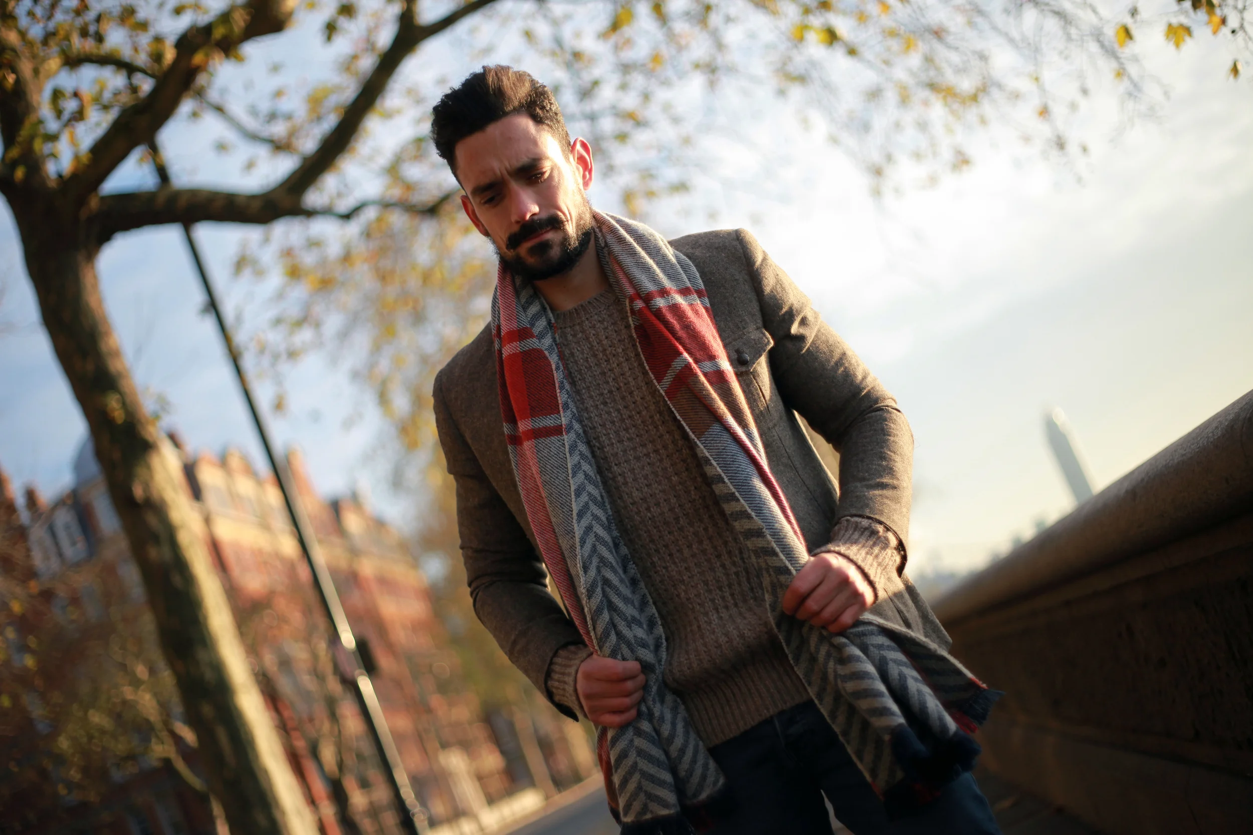 WINTER WALKS ALONG CHELSEA EMBANKMENT