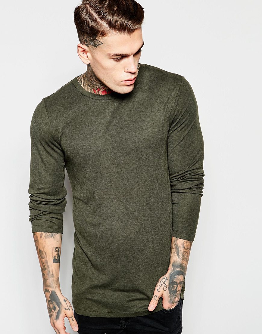 Green Long Sleeved T-Shirt