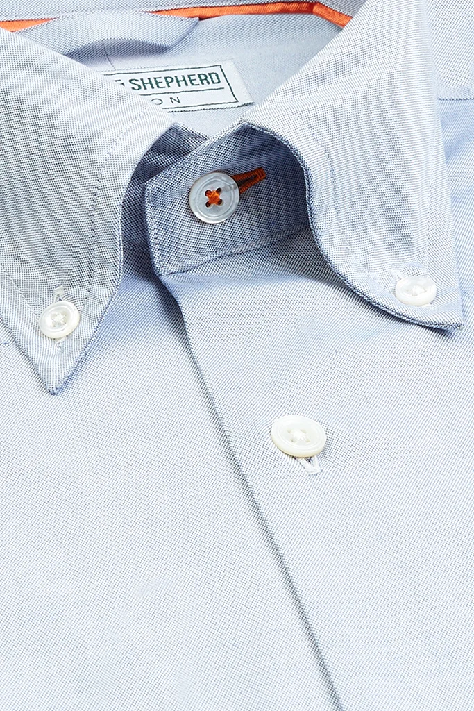 Blue Button-Down Shirts