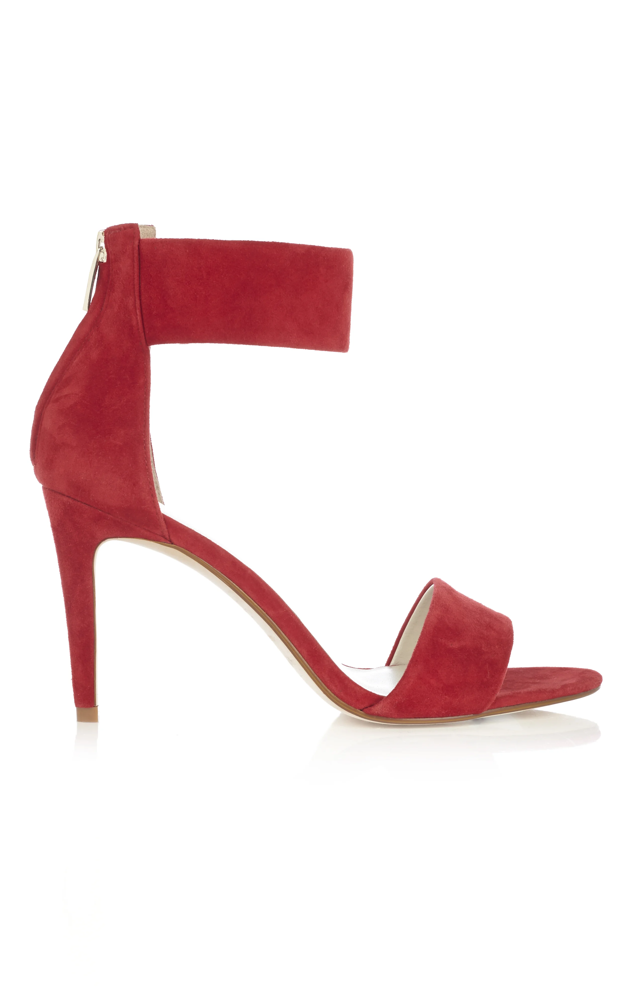 Karen Millen SUEDE ANKLE-CUFF SANDAL