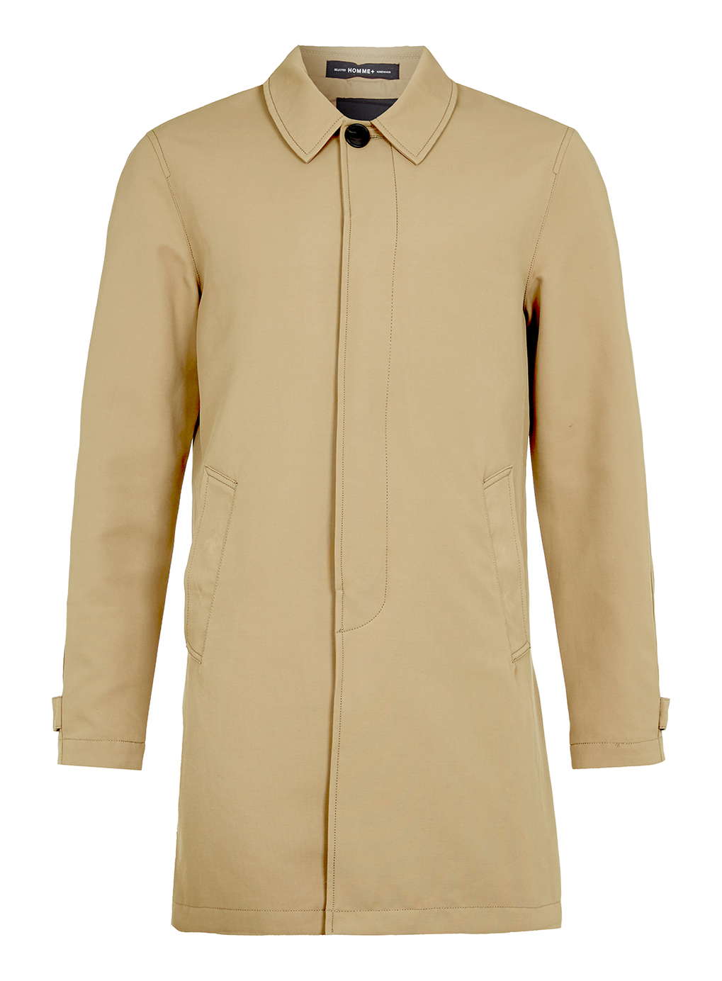 Topman Camel Overcoat
