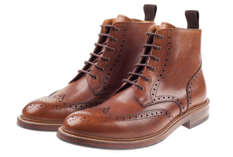 Tan Brogue Boots