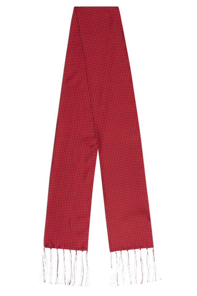 Red Polka Dot Scarf