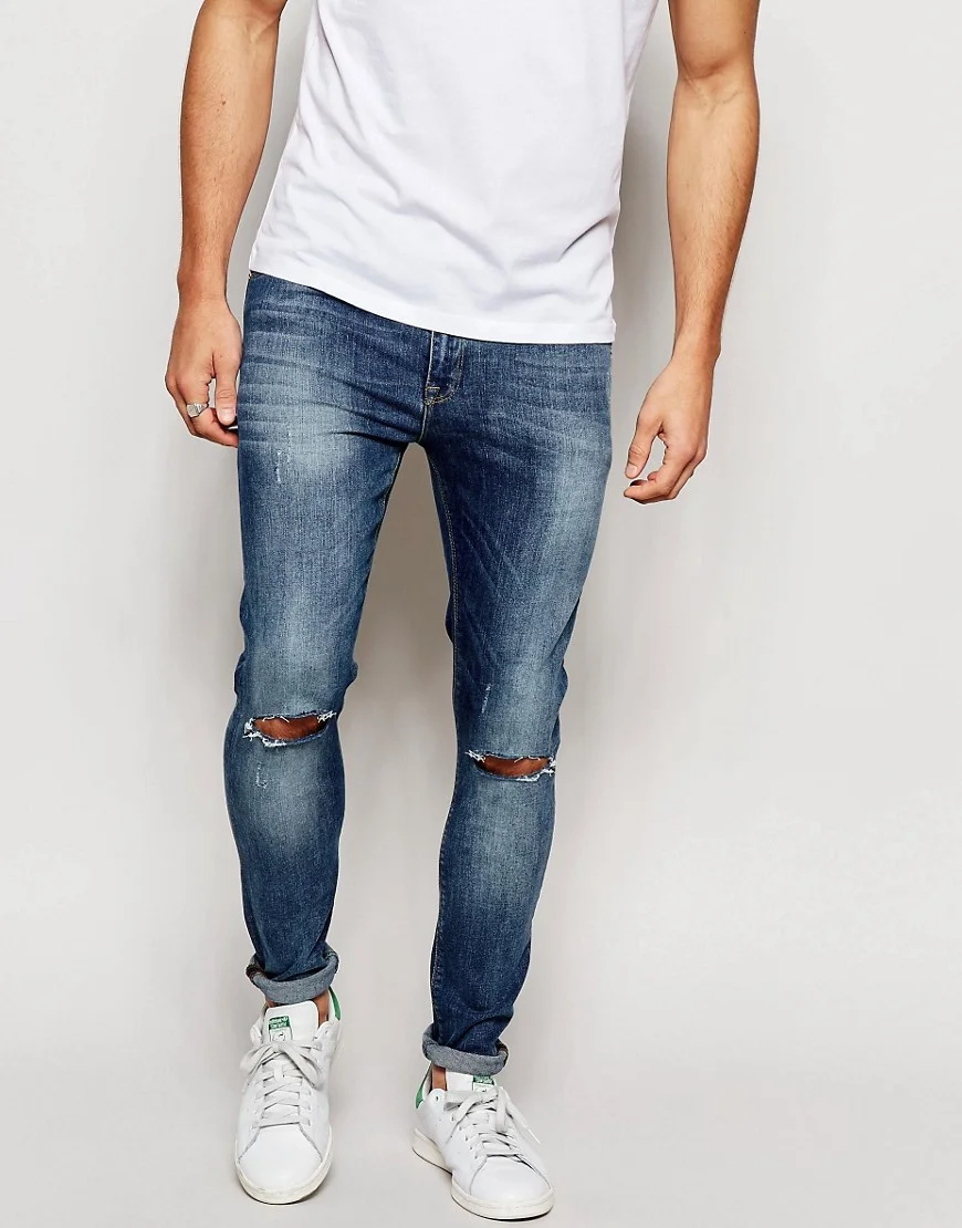 ASOS Blue Ripped Jeans