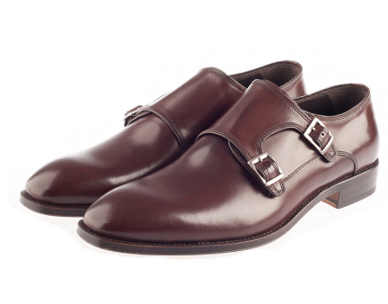 Brown Monk Strap Shoes