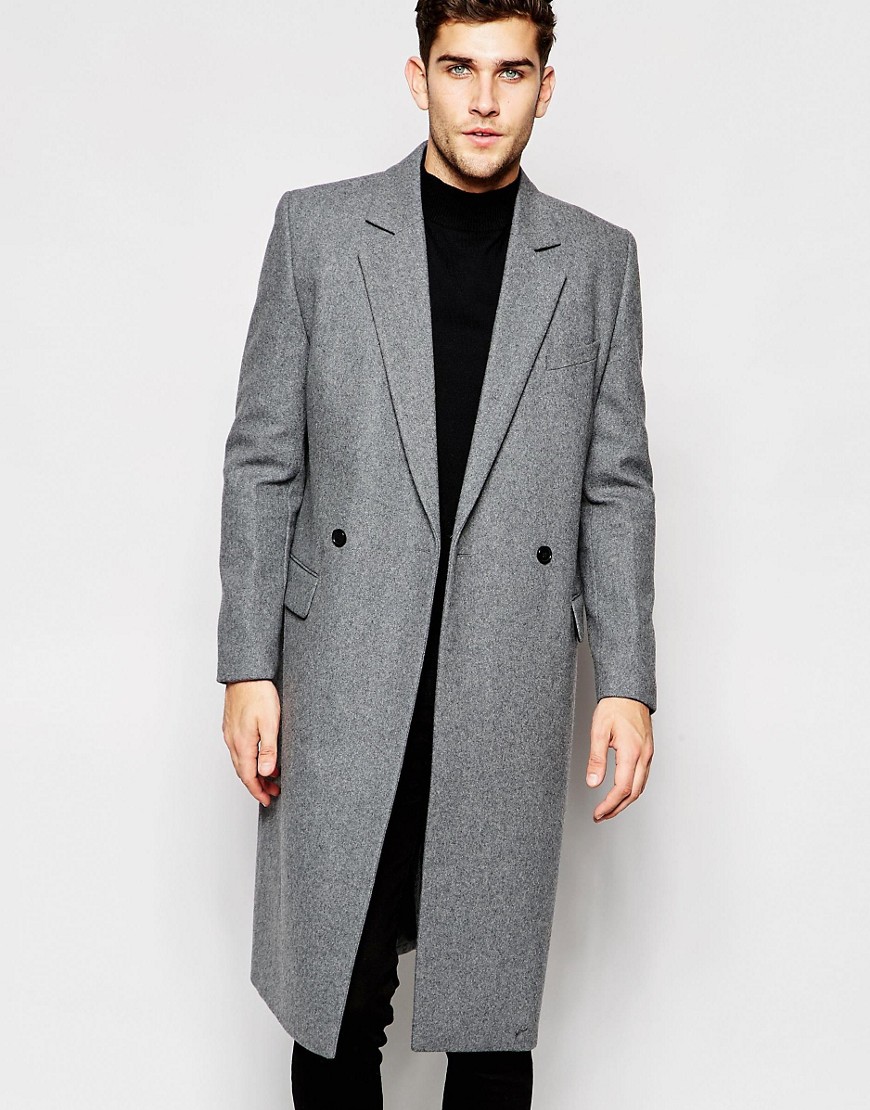 ASOS Grey Overcoat