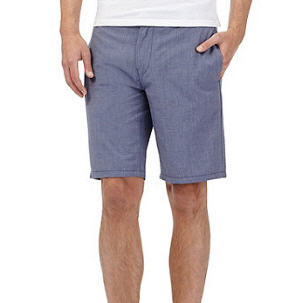 Blue Light Cotton Shorts