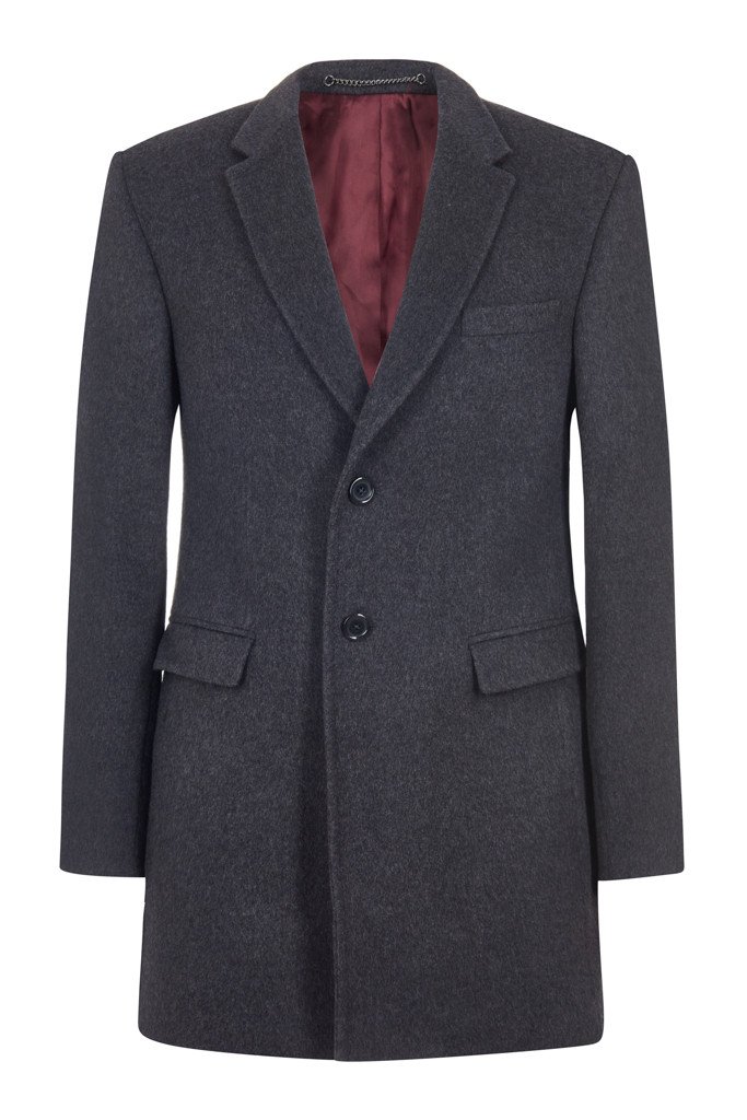 Hawkins & Shepherd Grey Cashmere Overcoat