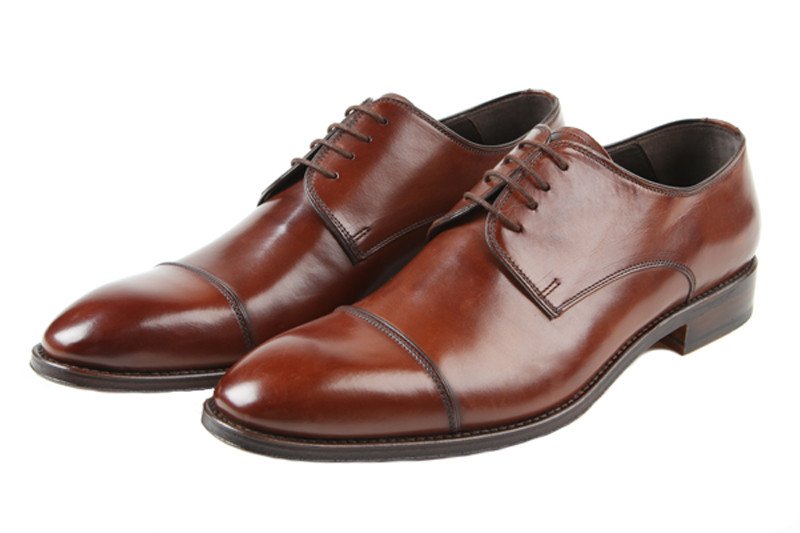 Brown Toe Cap Shoes