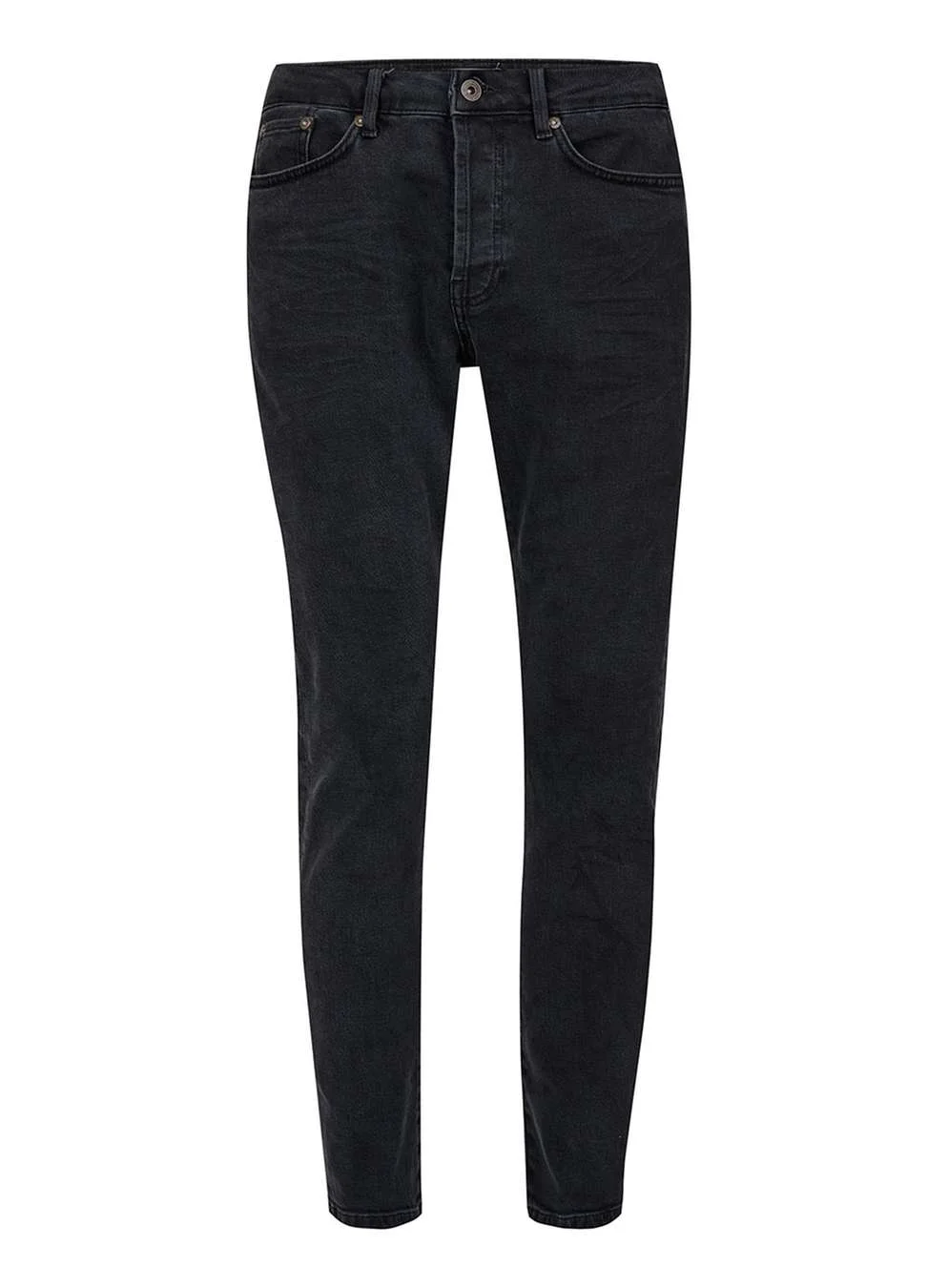 Topman Washed Black Jeans