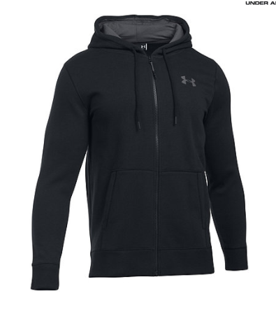 Under Armour Black logo print hoodie