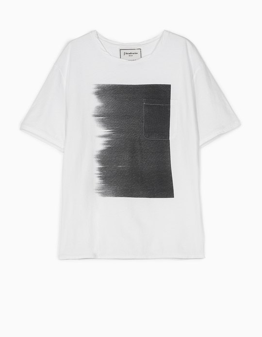 SHADED PRINT T-SHIRT