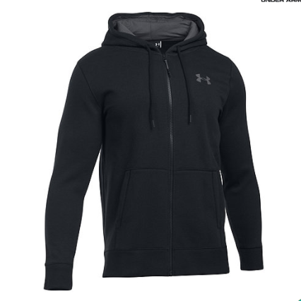 Under Armour Black logo print hoodie