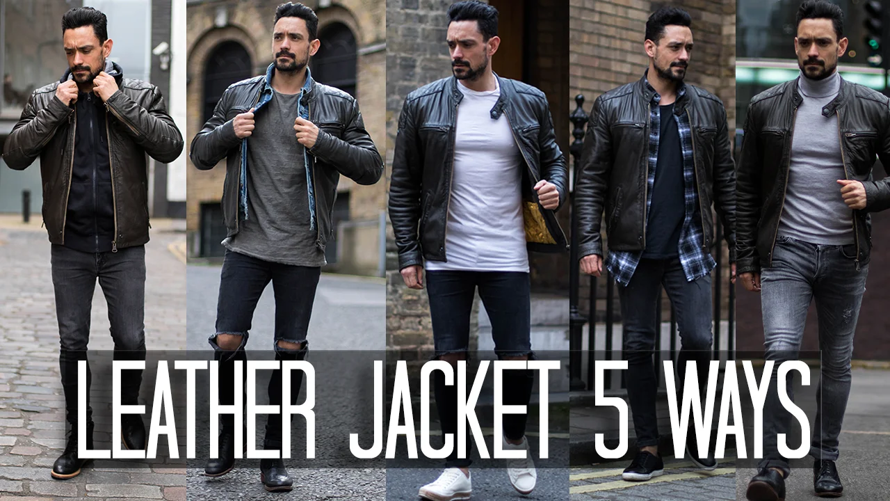 How to Wear a Leather Jacket 5 Ways