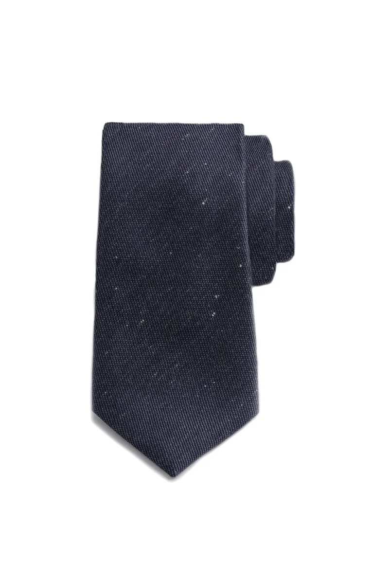 Navy Speckled Tie