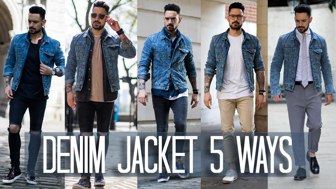 How to wear a denim jacket men