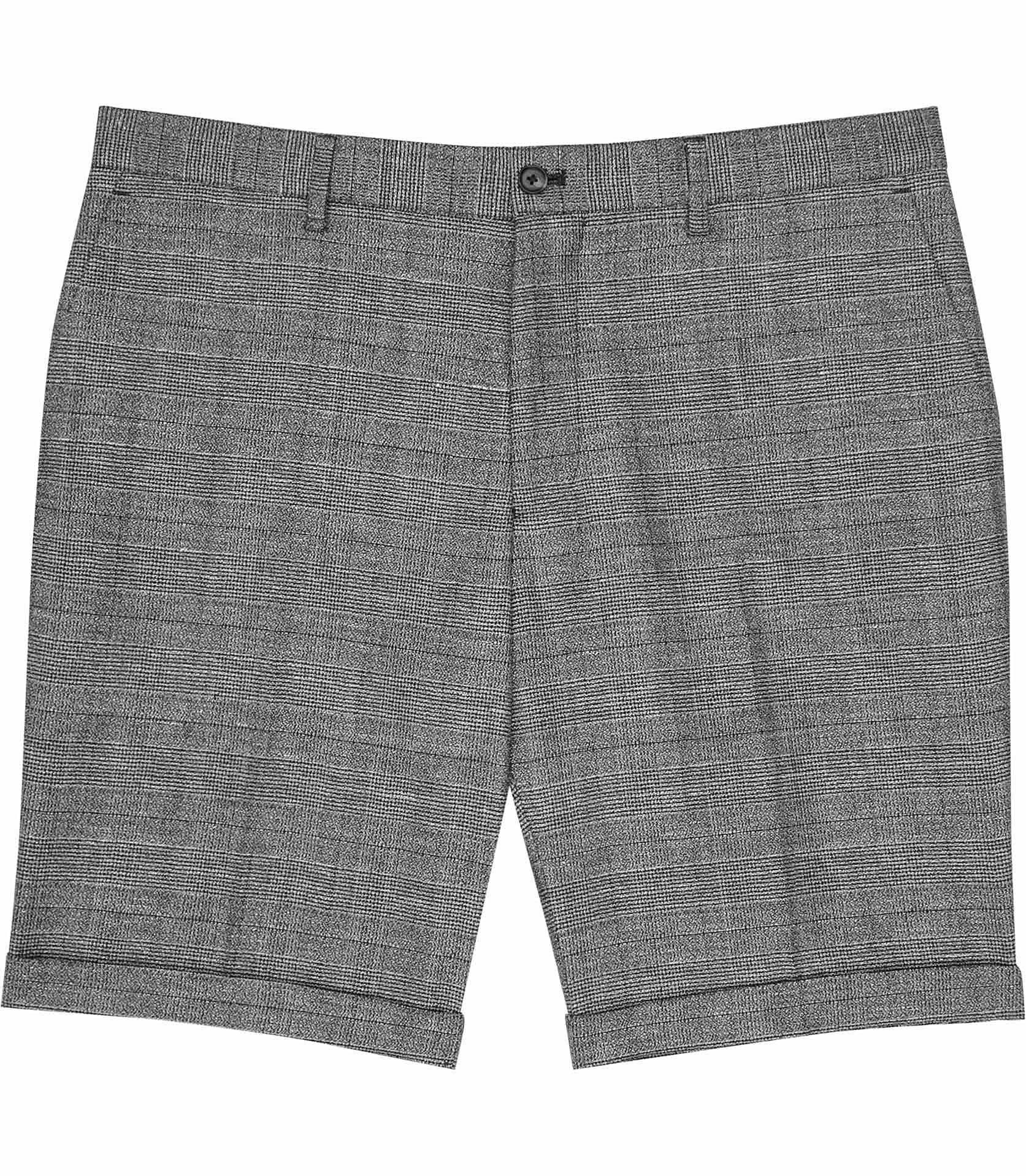 Grey Tailored Shorts