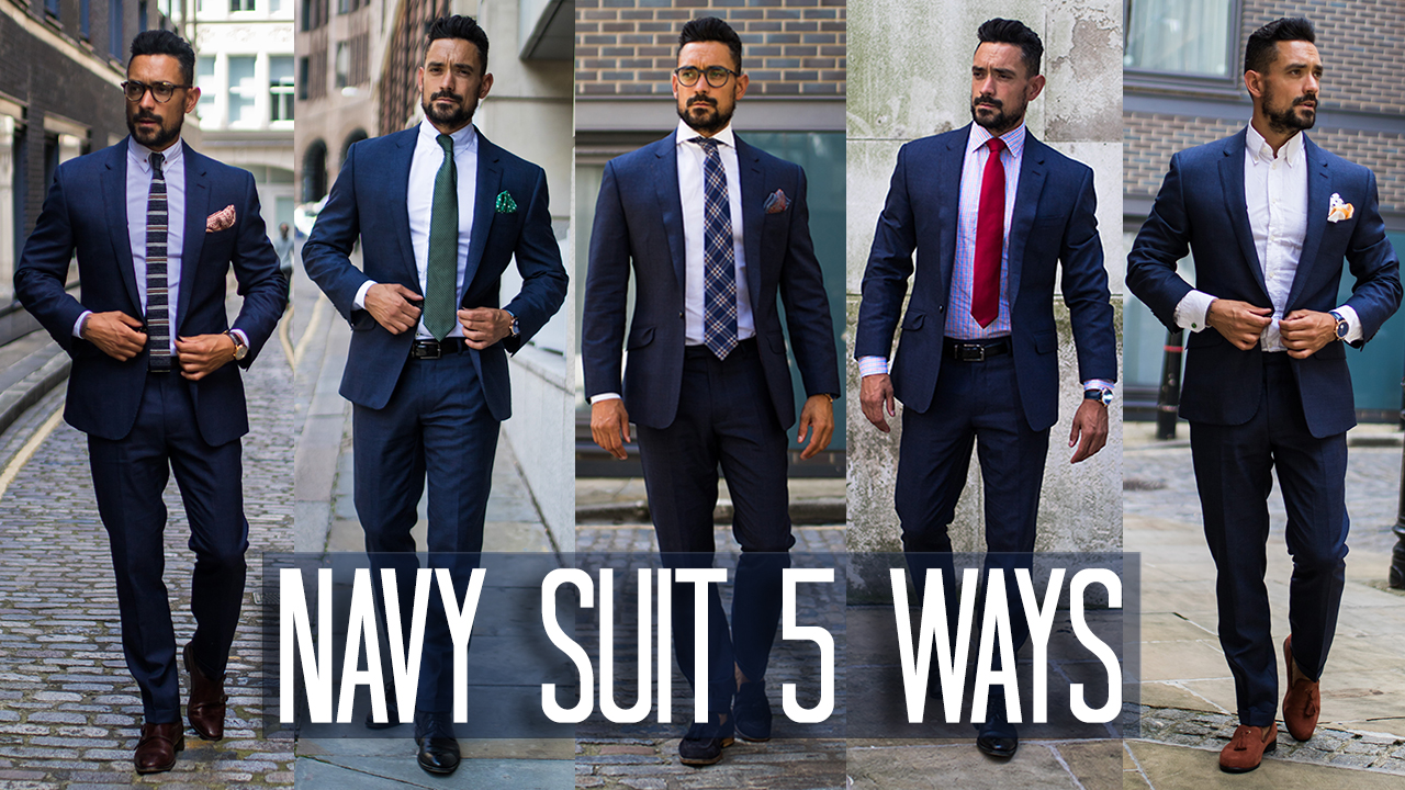 What to Wear with a Navy Suit?