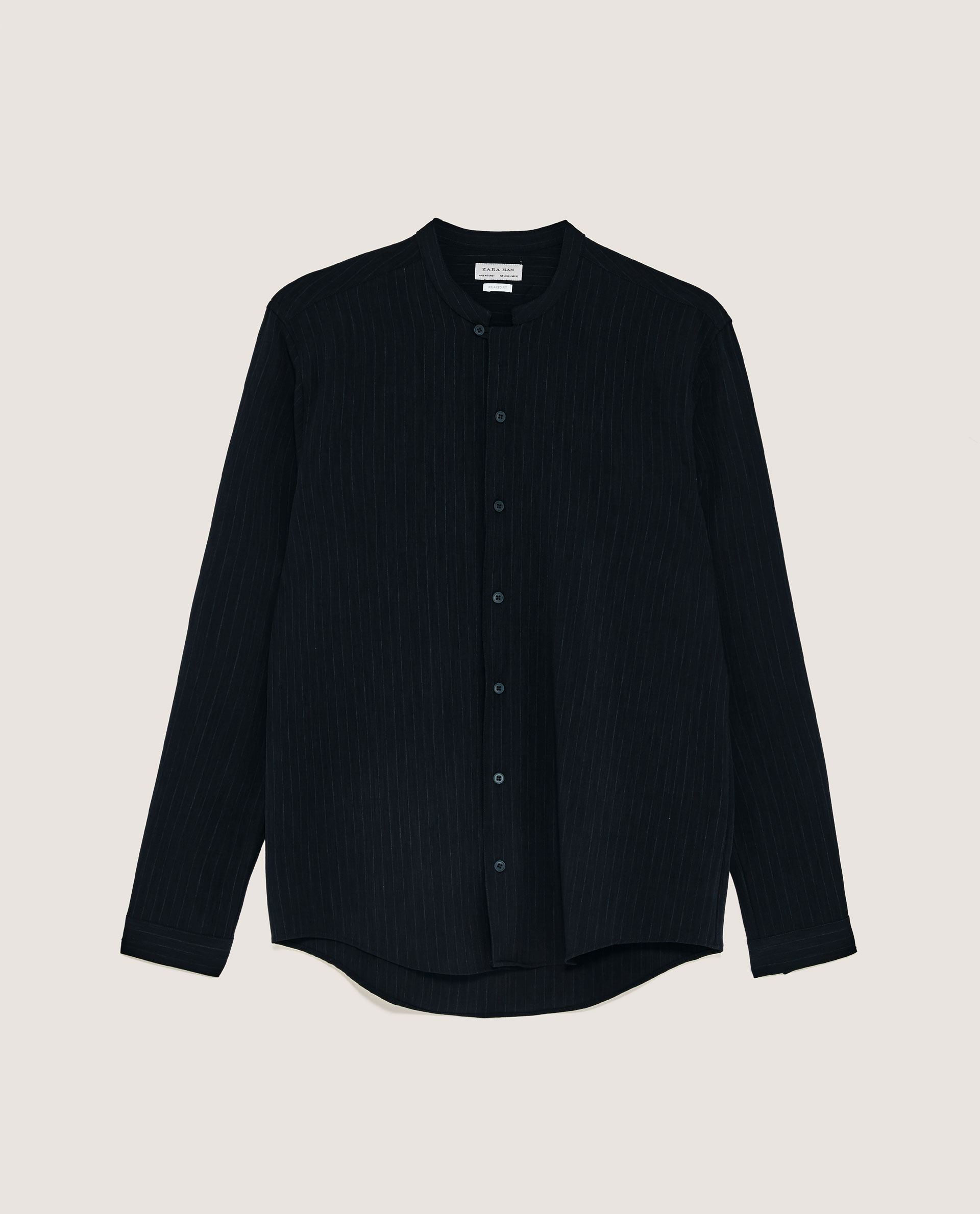 ZARA BLACK PINSTRIPE SHIRT