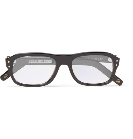 Kingsman x Cutler and Gross Eggsy's Square-Frame Acetate Optical Glasses