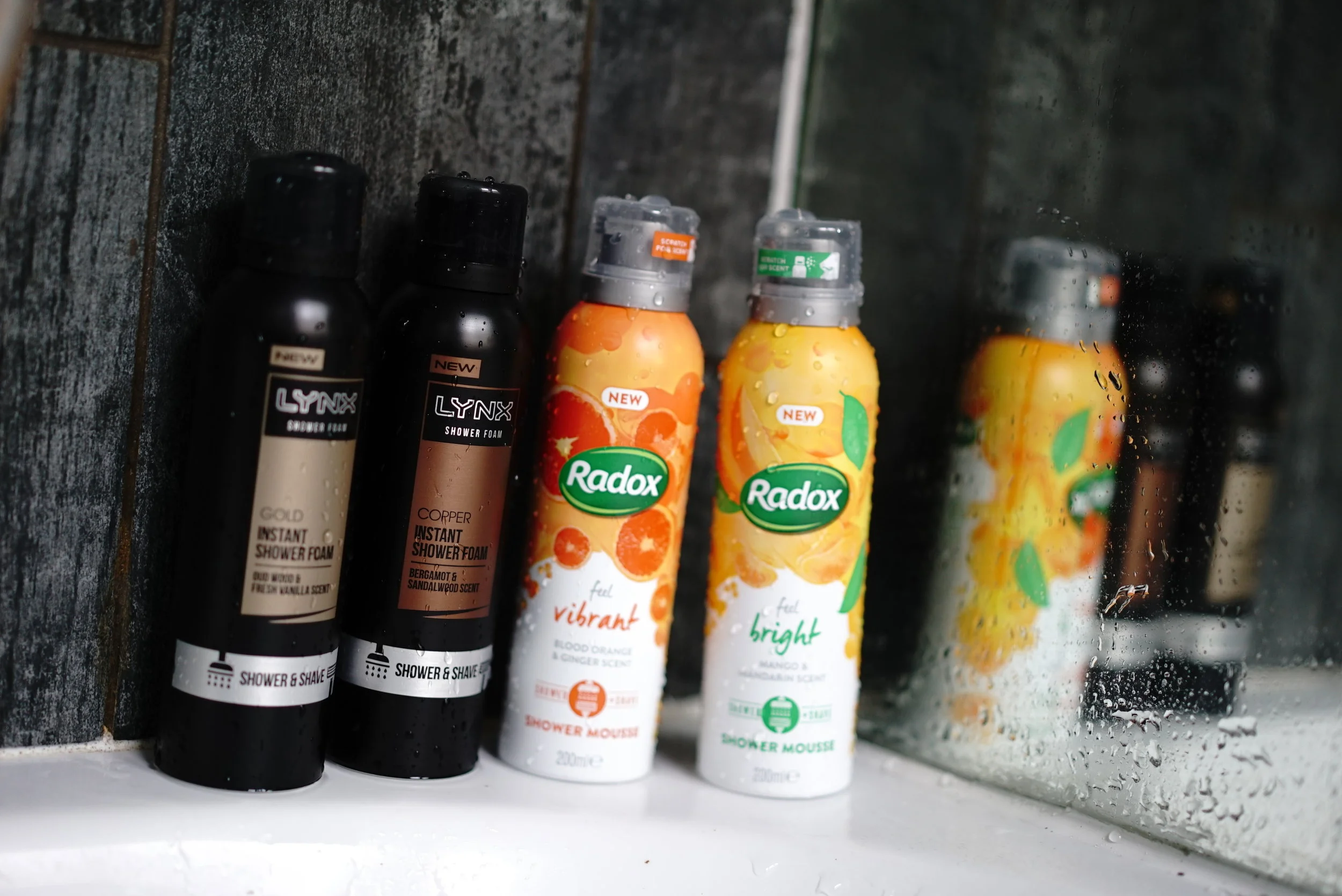 NEW: Lynx & Radox Instant Shower Foams
