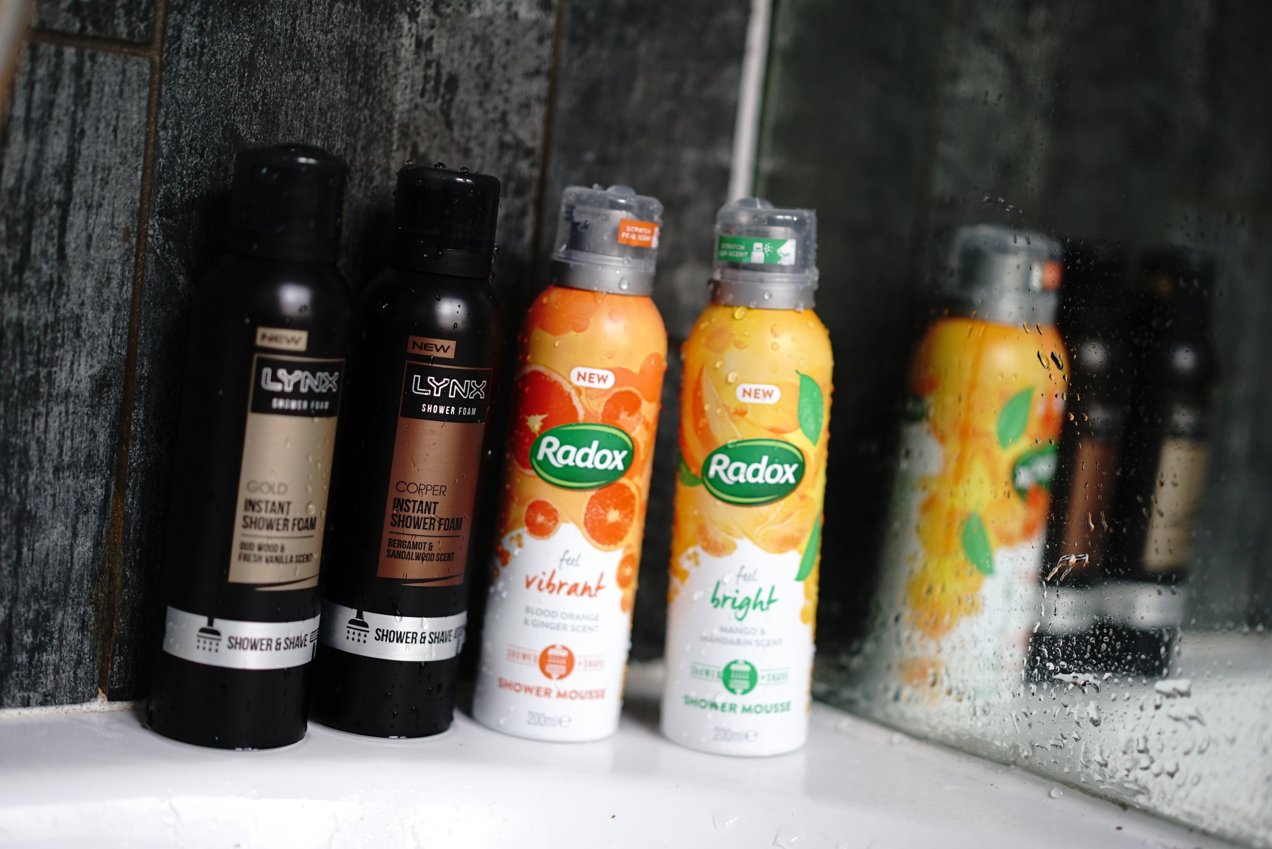 NEW: Lynx & Radox Instant Shower Foams