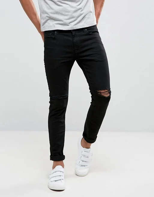 ASOS Black Ripped Jeans