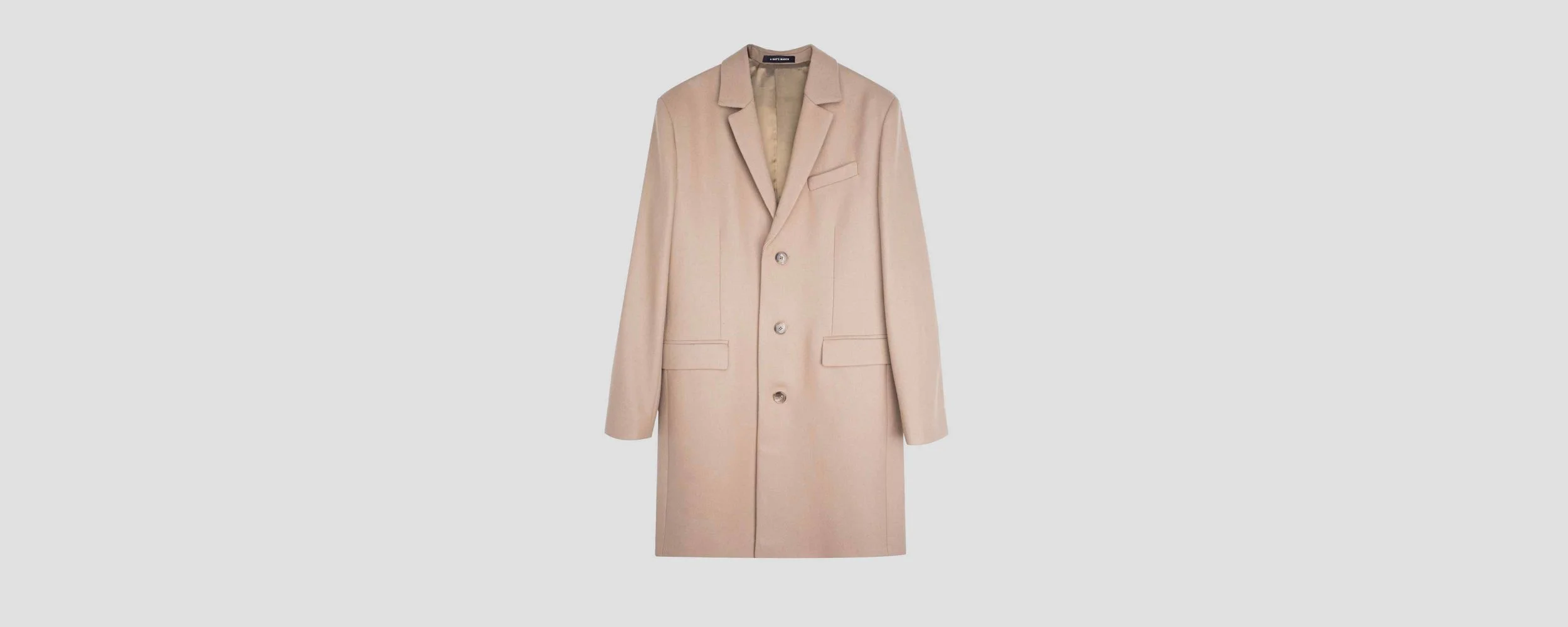 Light Camel Overcoat
