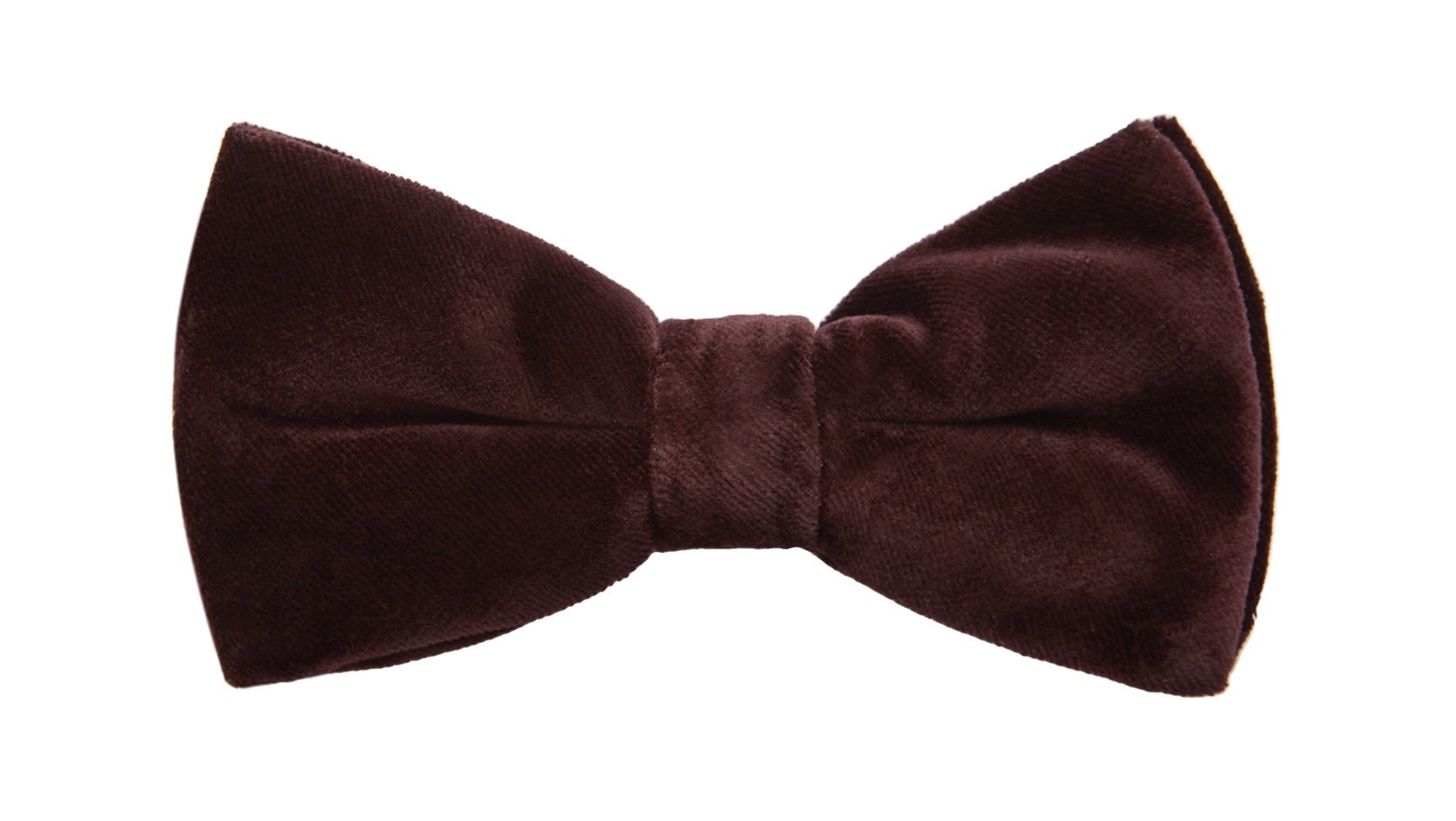 Burgundy Velvet Bow Tie
