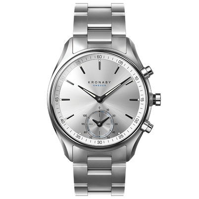 Kronaby Watch - Sekel Sterling Stainless Stainless - Front.png