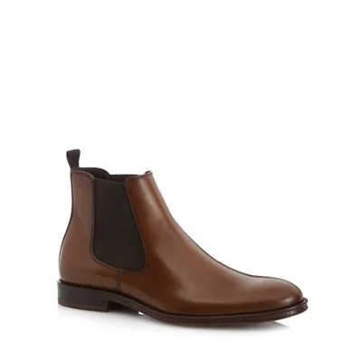 HAMMOND & CO. BY PATRICK GRANT TAN LEATHER CHELSEA BOOTS