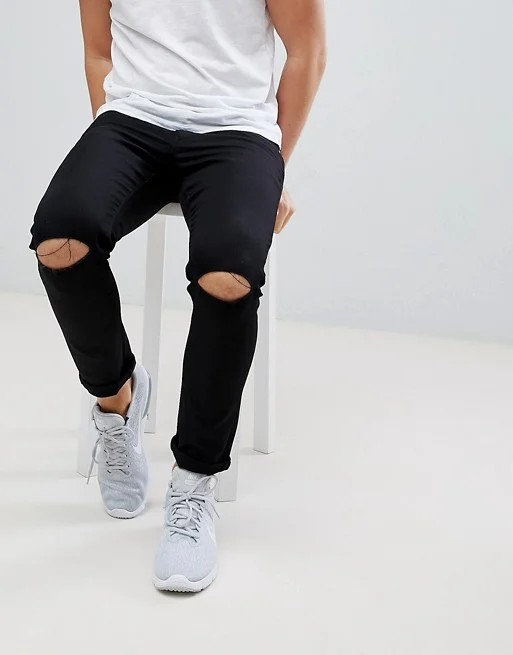 Black Ripped Jeans