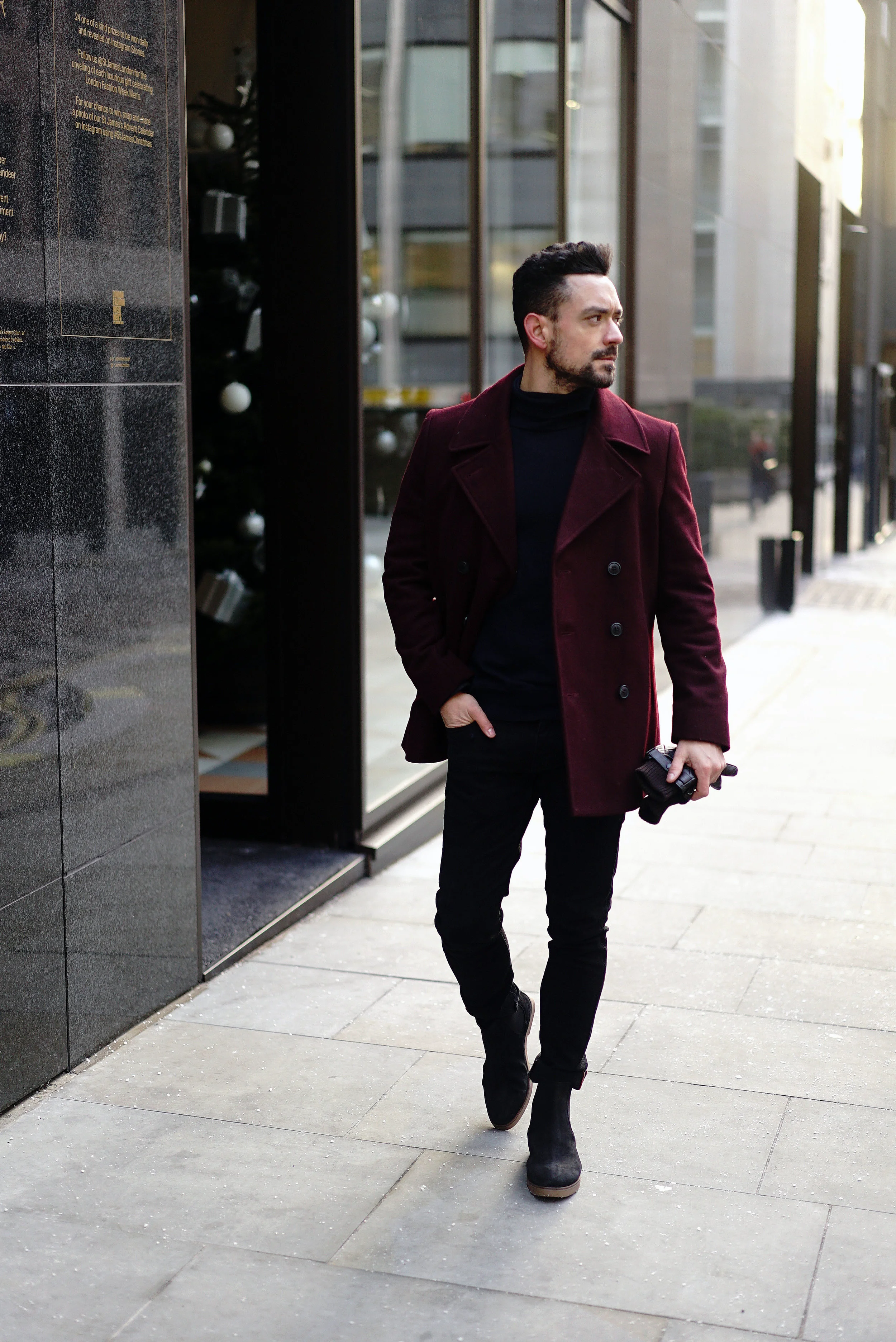 Maroon Coat Mens Crombie Coat Debenhams Mens Winter Outfit Mens