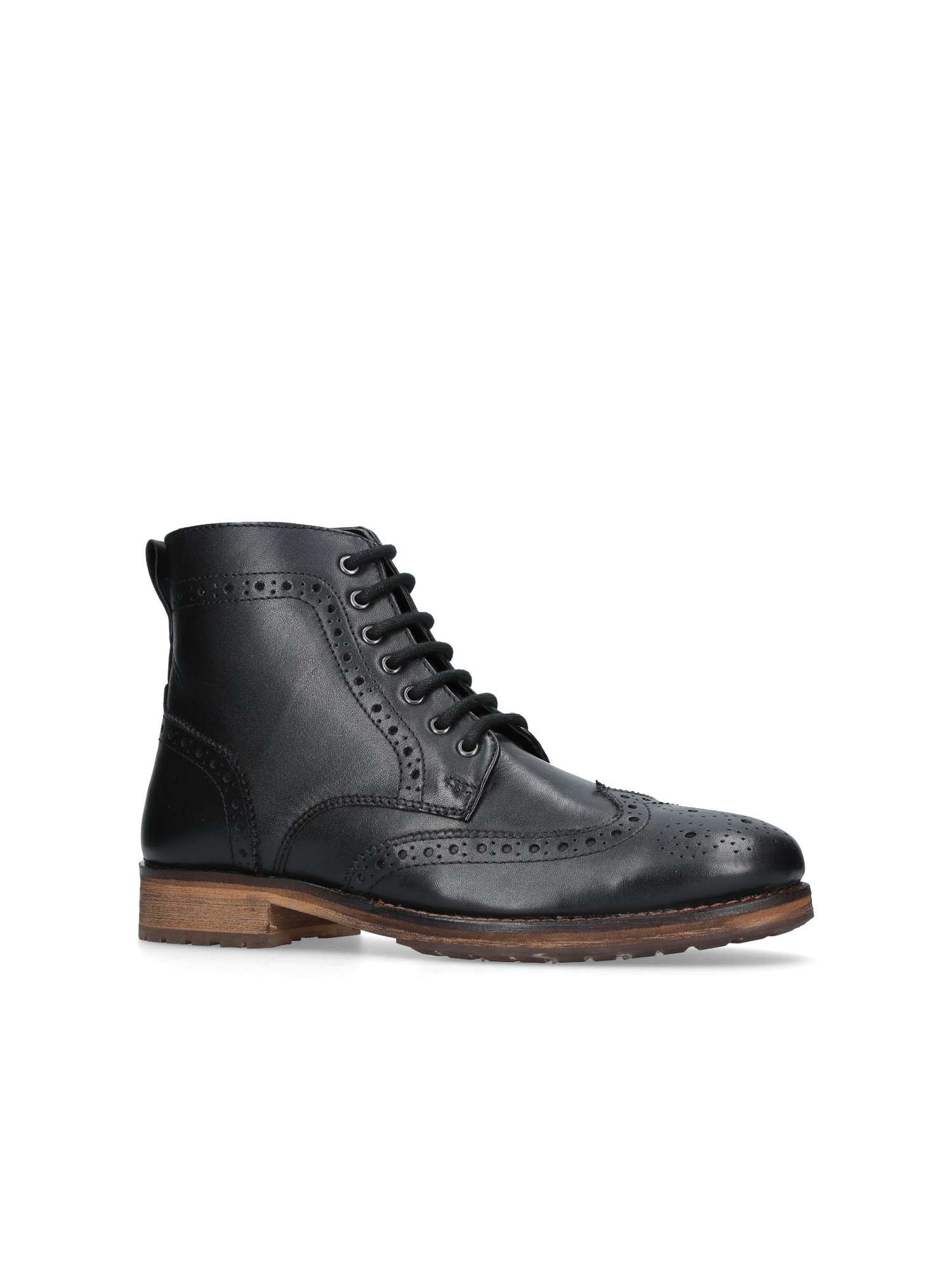 Black Brogue Boots