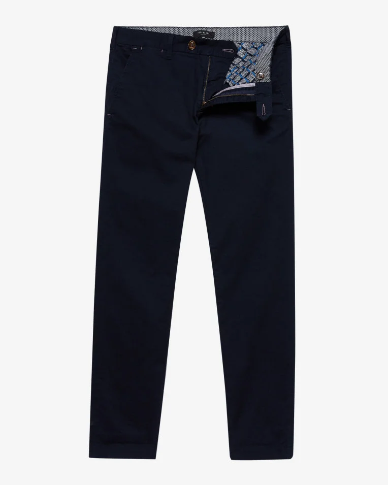 PRINTED COTTON CHINOS