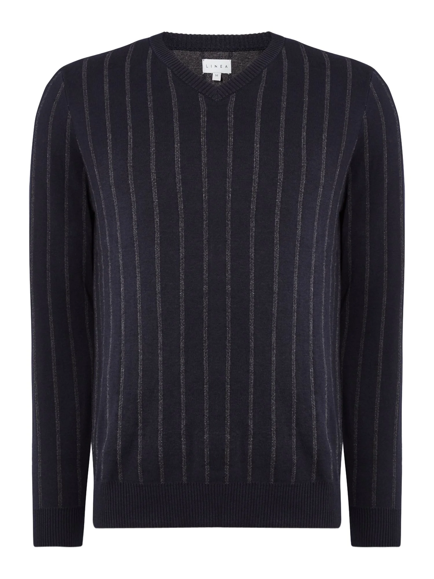 Linea Navy Pinstripe Jumper