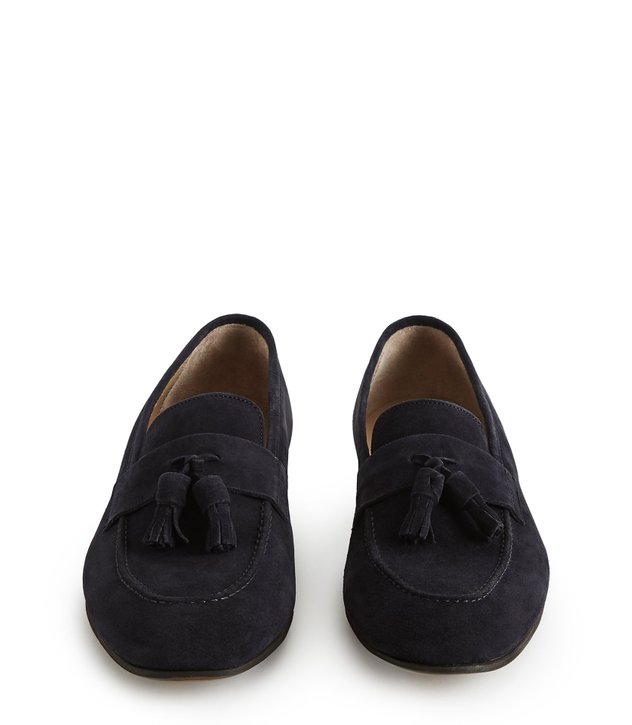 REISS SUEDE TASSEL LOAFERS