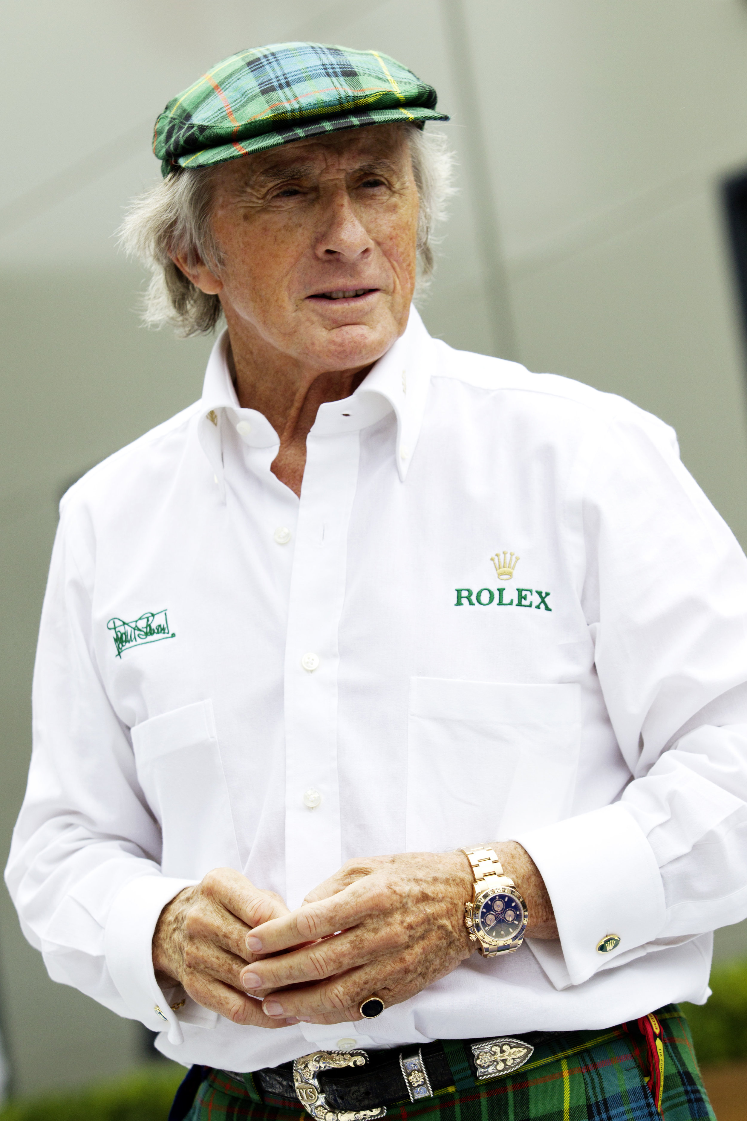 ©Rolex/James Moy ROLEX TESTIMONEE, SIR JACKIE STEWART AT THE 2014 FORMULA 1 ROLEX AUSTRALIAN GRAND PRIX