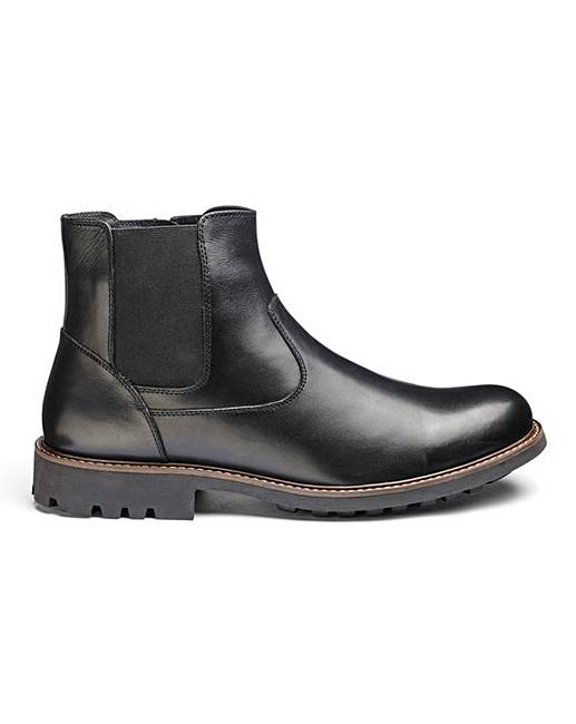 LEATHER CHELSEA BOOTS STANDARD FIT