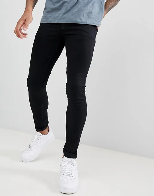 PULL&BEAR SUPER SKINNY JEANS IN BLACK