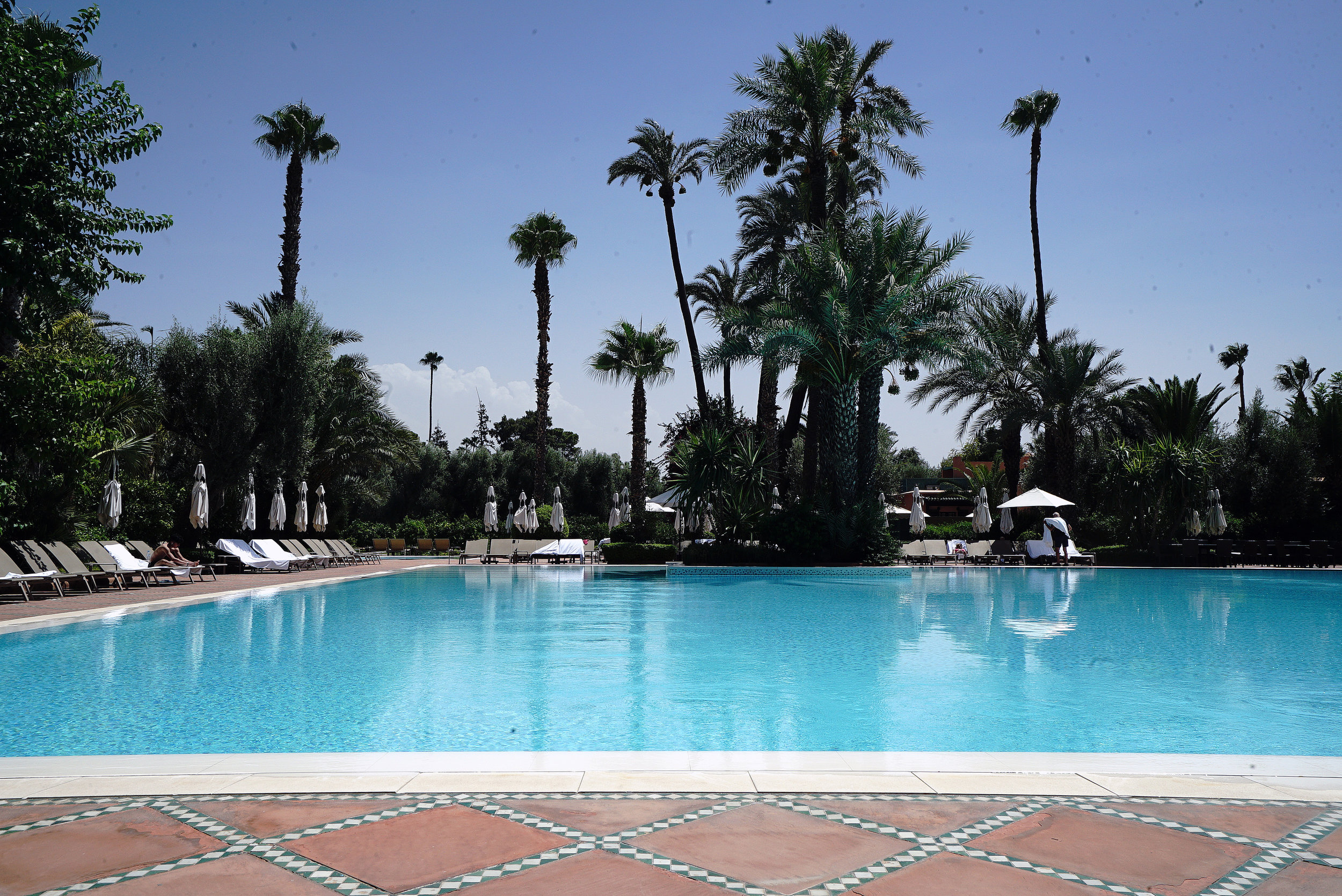 La Mamounia Morocco Outdoor Swimming Pool 3.jpg