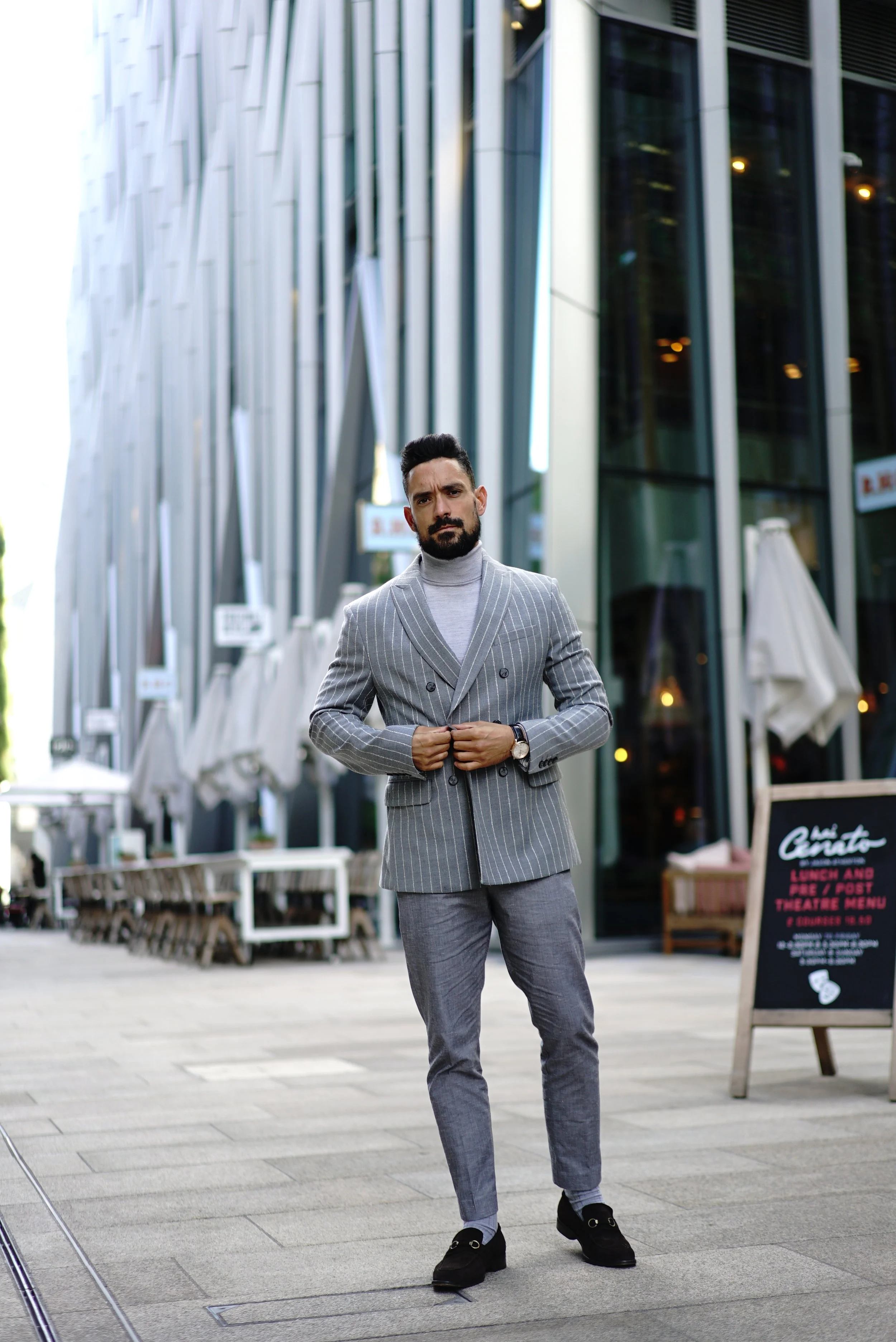 How To Wear A Pinstripe Grey Suit 5 Ways Men S Style Fashion