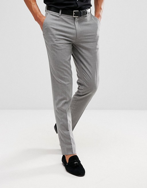 Men's Grey trousers by ASOS