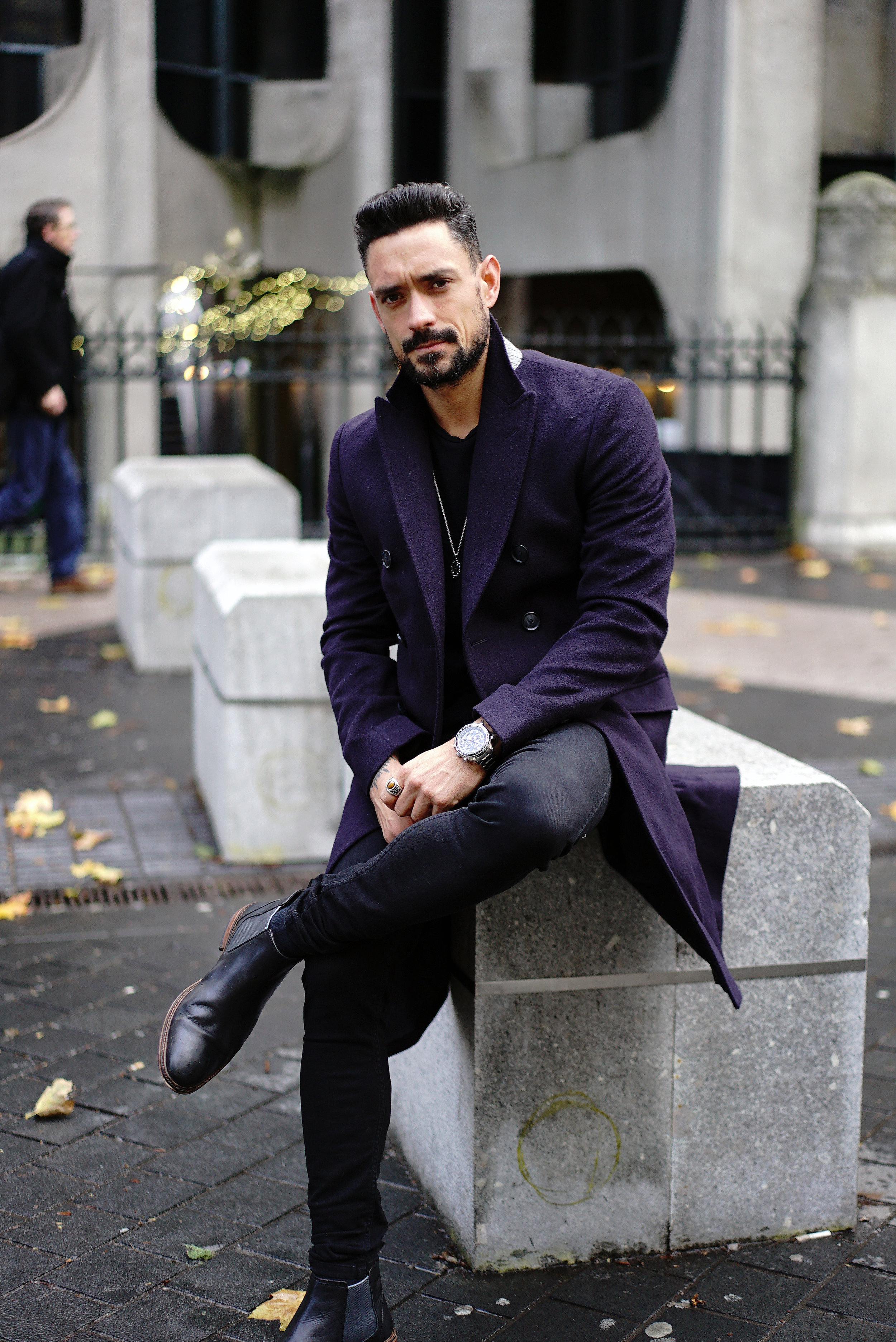 Hawkins + Shepherd Carl Thompson Navy Coat 2.jpg