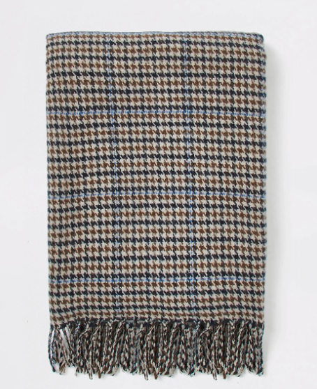 River Island Brown Check Scarf