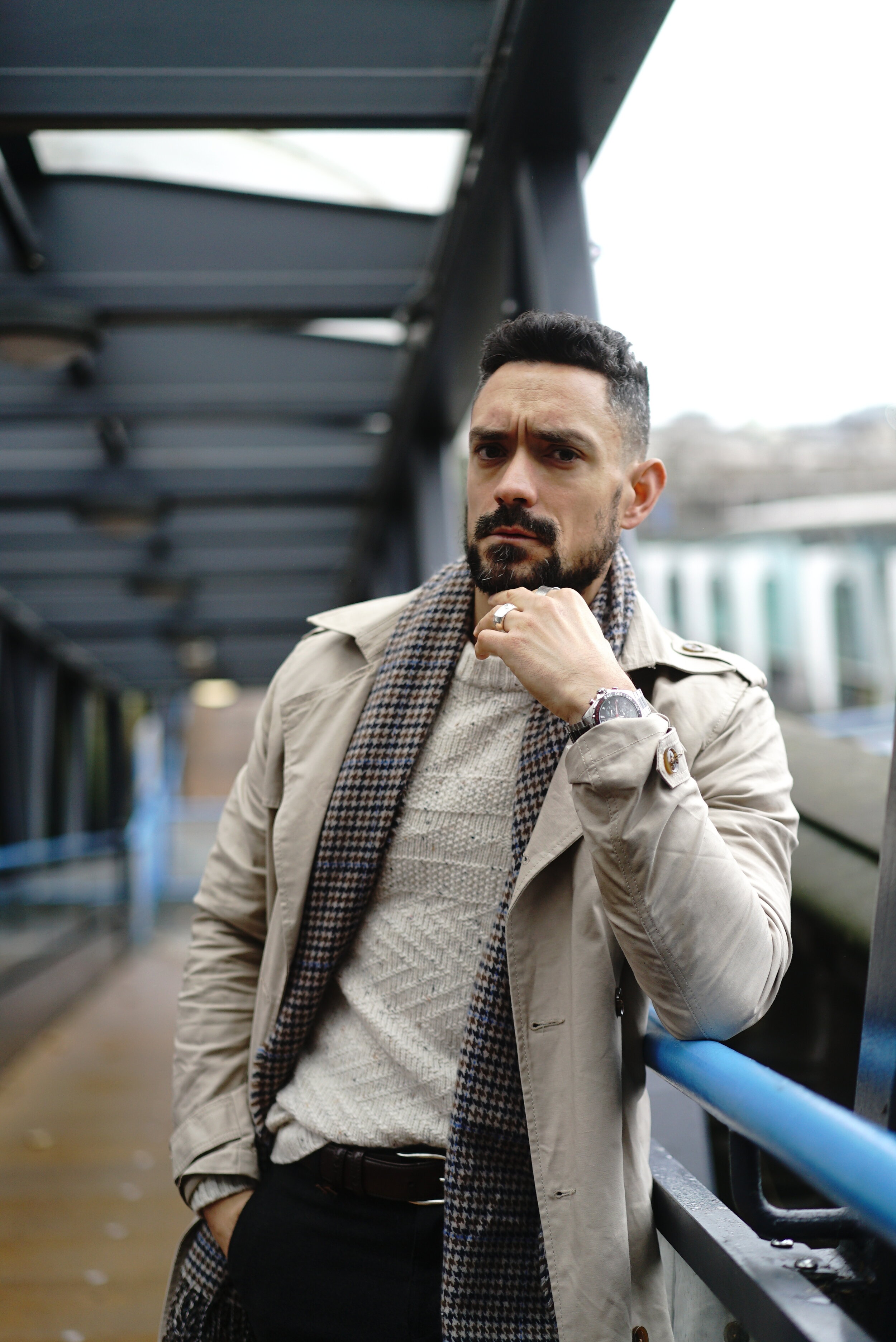 Men's Style Edit: Winter Trench Coat &amp; Knits