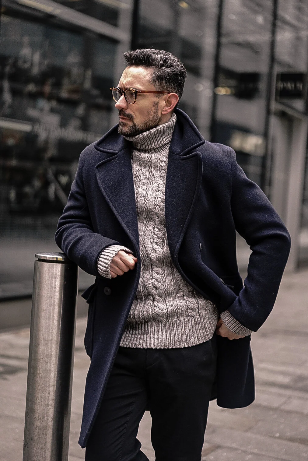 Carl Thompson Navy Peacoat.JPG
