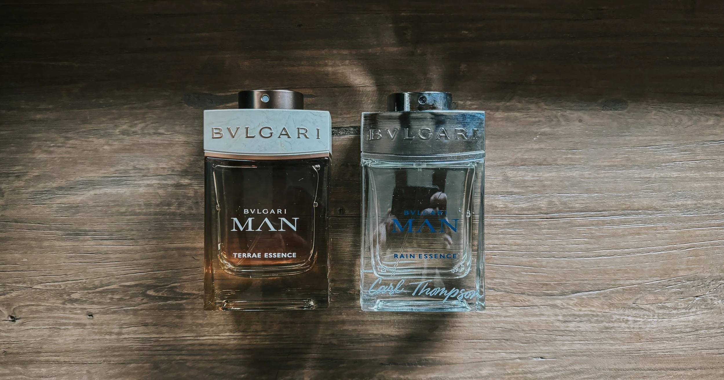 Scent Showdown: Terrae Essence vs Rain Essence by Bulgari Man